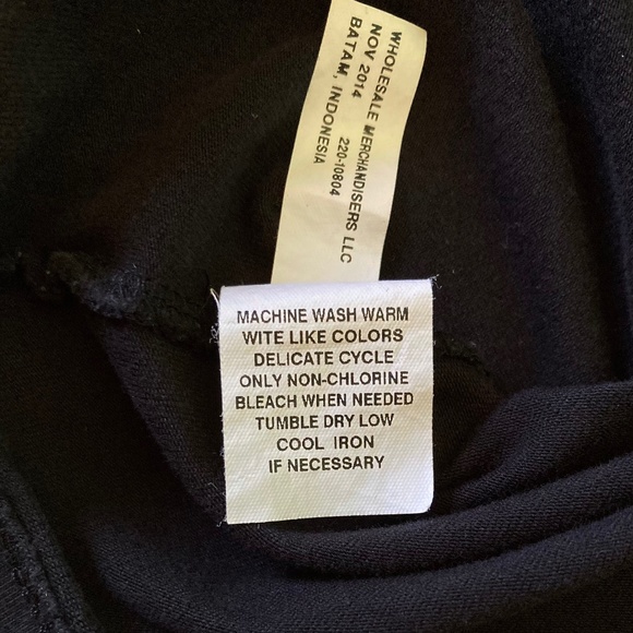 Bundle of three black girl’s size Large (10-12) camisoles with adjustable straps - Picture 8 of 8